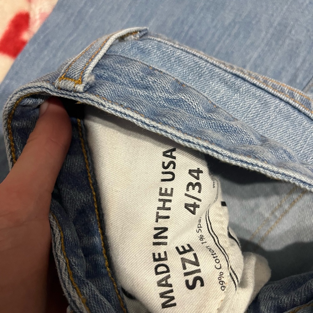 Kimes Ranch Light Blue Flare Jeans - Picture 3 of 3
